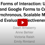 Google Forms Dual Forms of Interaction